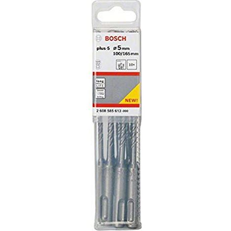 Trapano a percussione SDS plus-5, 5 x 100 x 165 mm, confezione da 10