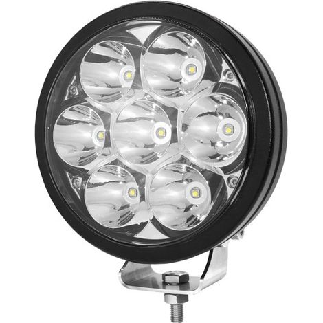 Phare de Travail LED Rond 49W 7" XENLED pour 4X4 - Camion - Tracteur