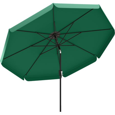 Outsunny 3 m Garden Parasol with Tilt & Crank, UPF30+ Outdoor Table Umbrella (1/5)