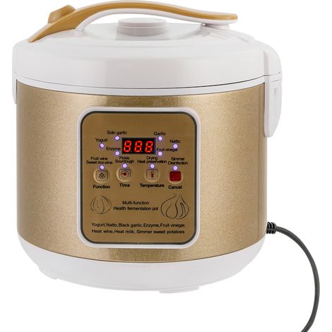Machine à yaourt 6 litres, fermenteur d'ail noir, machine à kimchi, machine à vin de riz sucré, entièrement automatique, machine à natto (1/5)