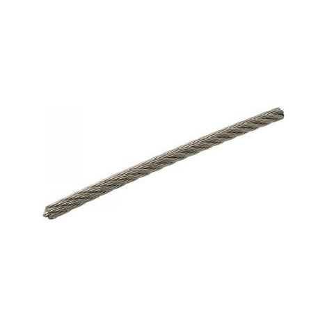 Mètre de Câble souple Diamètre 2.5 Inox A4 7X7 Charge de rupture 500 kg (vendu au m) - 10 pièces (1/3)