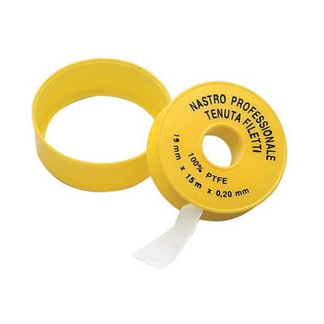 Nastro PTF per gas da 19 mm x 15 m