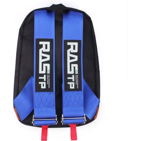 RASTP Bride Racing Backpack/Shoulder Bag with Modified Shoulder Straps, Multi-functional Motorcycle Bag - Blue