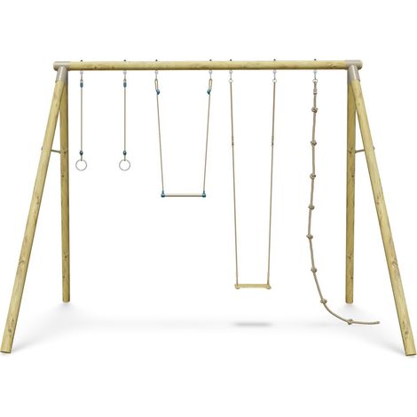 Portique bois 3 m Adulte Oliver 2 - 4 personnes (1/5)
