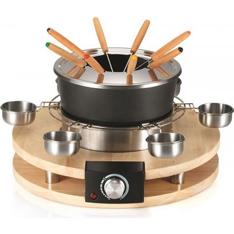 Kitchen Chef KCWOOD.FOND8 Fonduegerät schwarz 2,7L