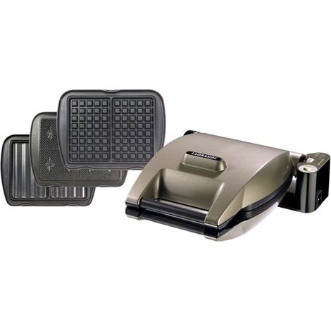 Gaufrier Gaufrettes et Croque Monsieur Lagrange Premium 1200 W Gris