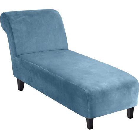 Hussen für Relaxliegen aus dehnbarem Samt, ohne Armlehnen, für verstellbare Sofas. Ideal für Wohnzimmer oder Schlafzimmer, in Rot.