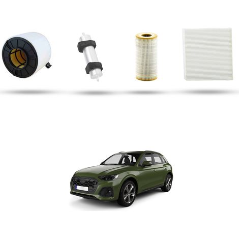 Kit Tagliando 4 filtri compatibile con Audi Q5 II (FYB,FYG) SQ5 tdi 251kw dal 2021