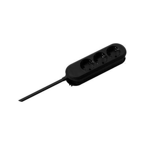 Bachmann Tischsteckdose 3f. ohne Zuleitung, sw 385.170 (1/5)