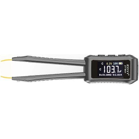 Pince à mesurer numérique intelligente ZOYI ZT-MD1, testeur LCR SMD ESR, outils de mesure, couleur noire. (1/5)
