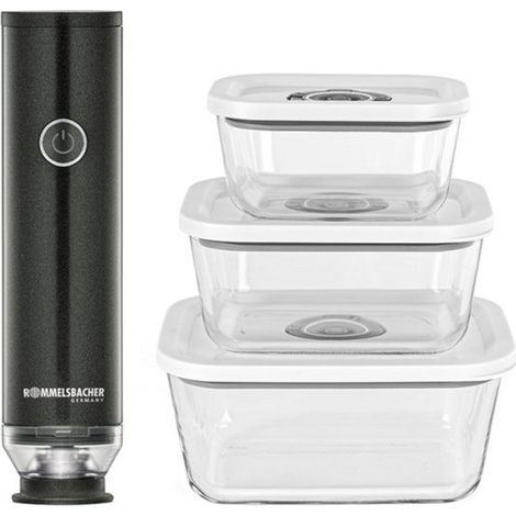 Sottovuoto Rommelsbacher vac 253/s ricarica USB uso a una mano