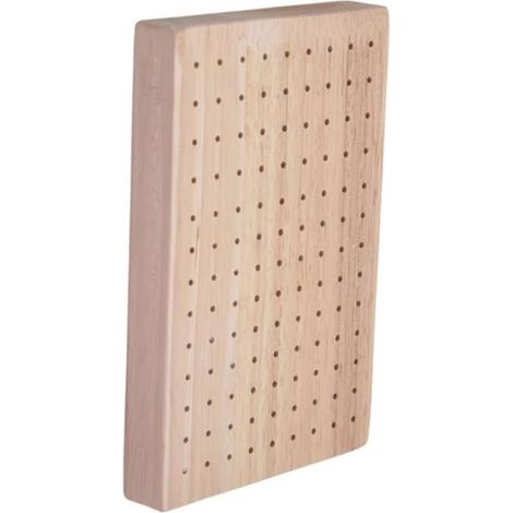 Support de brochette en bois avec trous pour buffet (1/5)