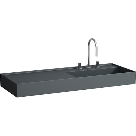LAUFEN Kartell lavabo, bajo encimera, repisa izquierda, 2