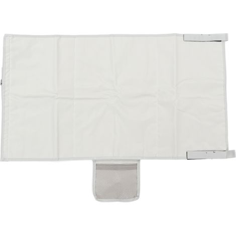Repose-pieds d'avion pour enfants, portable et pliable, installation facile, sangle en nylon réglable, prolongateur de siège gris (1/5)