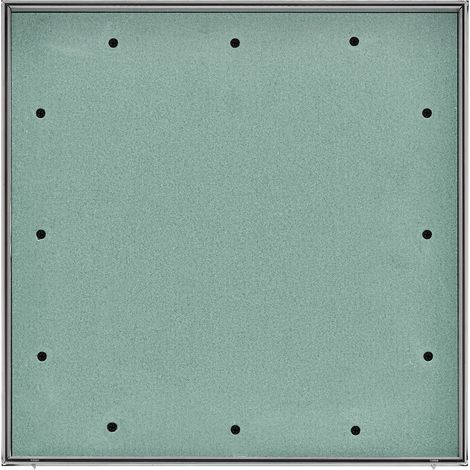 Upmann Revisionsklappe Vario-Star Revisionstür GK-Einlage 200x200mm Gipskarton Alu Rahmen Revision Wartungstür Wartungsklappe Wartung Reinigungsklappe Wartungsöffnung Feuchtraumgeeignet Trockenbau