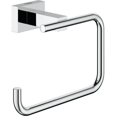 Porte-papier toilette mural Essentials Cube 40507001 design moderne salle de bain WC support rouleau papier hygiénique