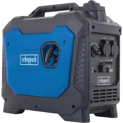 Leiser Inverter-Generator 2000W 4-Takt Benzin USB Scheppach sg2500i (1/5)