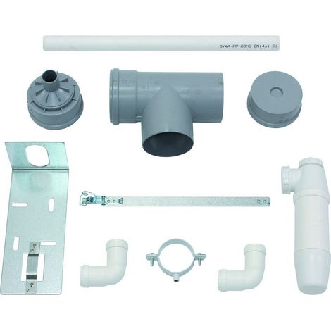 Vaillant Set 9 Kondenswasserschale für flexible Abgasleitung DN 100, PP, 0020016412 (1/2)