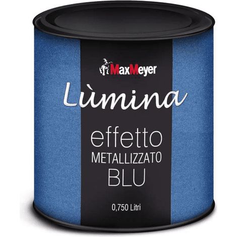 MAXMEYER - LUMINA FINITURA METALLIZZATAPER INTERNI EFFETTO BLU 750 ML