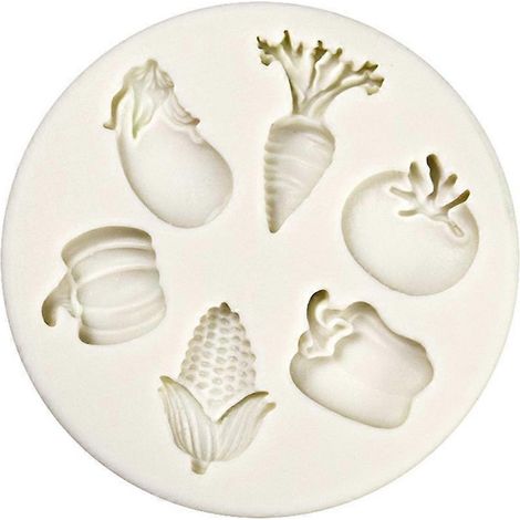 Moule en Silicone en Forme de Légumes pour Bonbons, Bougies et Chocolat (1/4)