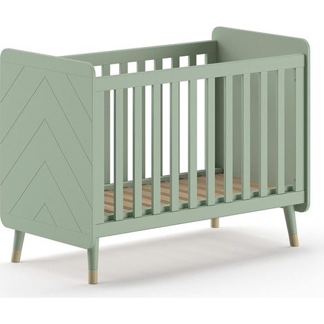 Lit Bébé Design "Billy" 60x120cm Vert (1/2)