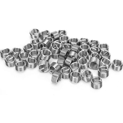 50 Stück Gewindeeinsätze für Reduziermuttern (Außen- und Innengewinde) aus Edelstahl M5/16‑18‑1D