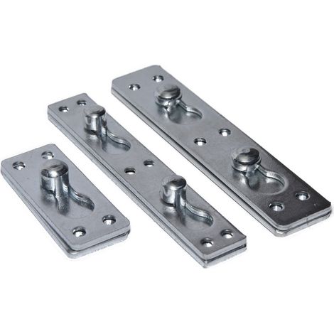 Möbelverbinder Steckverbinder Bett Metall verbinder 9-03 verzinkt 63 118 123 mm (1/5)