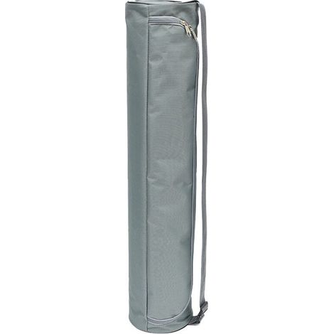 Sac de Rangement pour Tapis de Yoga en Tissu Oxford Imperméable avec Fermeture Éclair et Sangle Réglable pour Tapis de Sport, Gris (1/5)