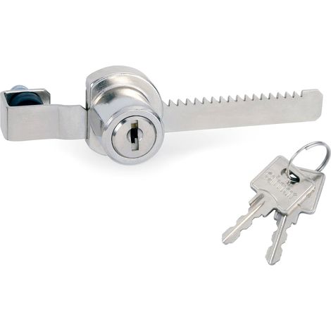 Cerradura Ojmar R.915 Vitrina S-268 ..   - Línea Uno OJMAR - Sistema cremallera para vitrinas con bombillo de chapitas (1/3)
