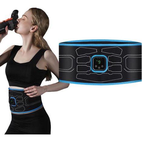 Ceinture abdominale amincissante EMS - Stimulateur musculaire électrique pour abdominaux - Entraînement fitness maison/bureau - Modelage et tonification (1/5)