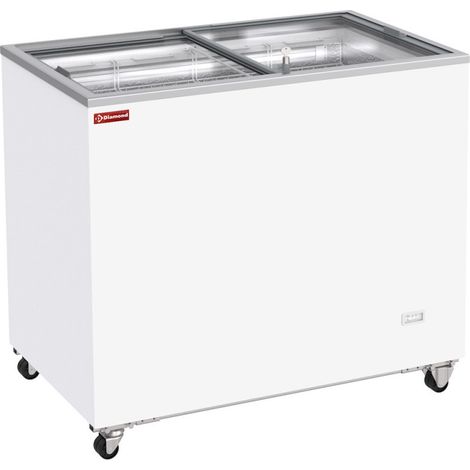 Conservateur bahut, 303 litres, couvercles coulissants sur roulettes - Diamond