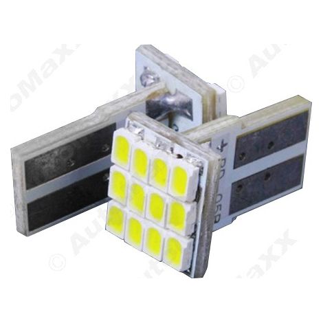 T10 1206 12LED Car Parking Lights, Car LED License Plate Lights, Reading Lights, White (1/4)