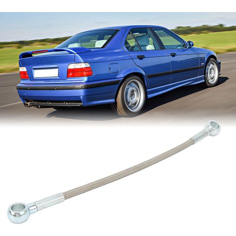 Der Kraftstoffzulaufschlauch mit Edelstahlgeflecht ist für BMW E36, E46, E39, Z3, Z4, M50, M52, M54 und S52 geeignet. (1/5)