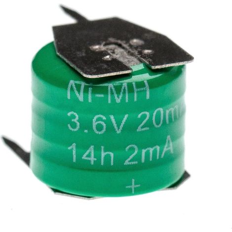vhbw Battery Replacement for 3/V15H for Model Making Device (20mAh, 3.6 V, NiMH), with 3x PCB Connector