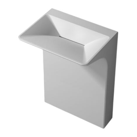 BERNSTEIN - Vasque au sol BERNSTEIN en fonte minérale TWZ29 - 60x47x85cm (LxPxH)