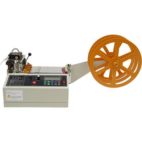 Machine de découpe de sangle, fonctionnement à grande vitesse, découpe de précision, BLANC (1/2)