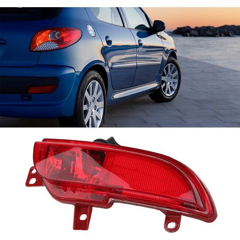 Antibrouillard Arrière Gauche, Feu Antibrouillard Arrière Gauche Pare-chocs 6350HA Preuve à Haute Température Remplacement pour Peugeot 206+ 2009‑2012
