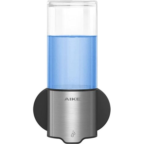 Dispenser di sapone automatico a parete, dispenser regolabile da 500 ml, dispenser di gel igienizzante mani in acciaio inox spazzolato impermeabile IPX7 -Crezuo