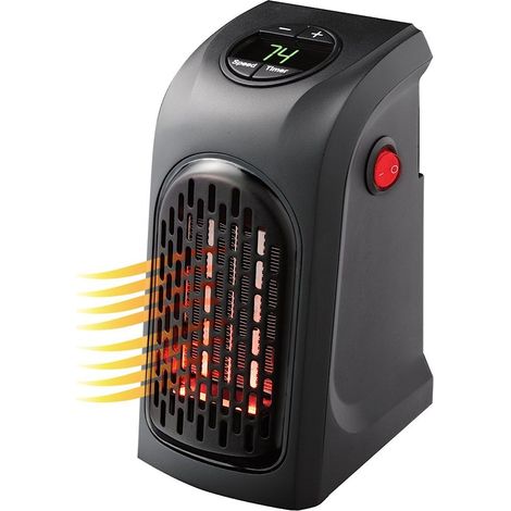 Radiateur soufflant 400W – Thermostat réglable – Chauffage rapide pour espaces confinés – Silencieux et léger – Qersta (1/5)