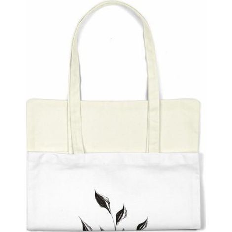 Sac shopping coton réutilisable - tote bag 34x40 cm, anses longues 30 cm (1/4)