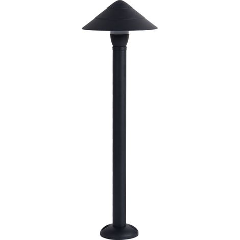 Bollard Light Black Aluminum 60 cm LED Path Lamp Outdoor Garden Lighting Modern Design GAIA (1/5)