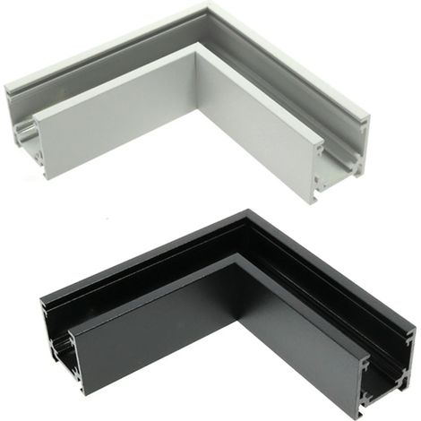 IluminaShop - Union En L Horizontal Blanco Para Carril Magnetico Serie Detail (1/5)