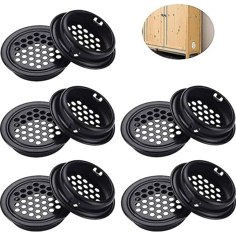 Grille de ventilation ronde de 25 mm en acier inoxydable (10 pièces) (1/3)