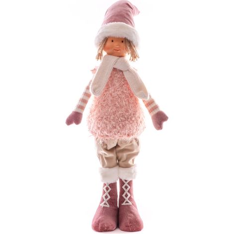 Dekoration MagicHome Weihnachten, Junge, rosa, 75 cm (1/2)