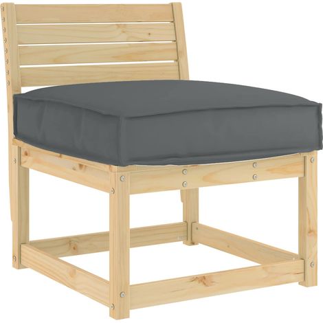 Maison Exclusive - Cuscino Tessuto Oxford Antracite 60 x 60 x 12 cm (1/5)