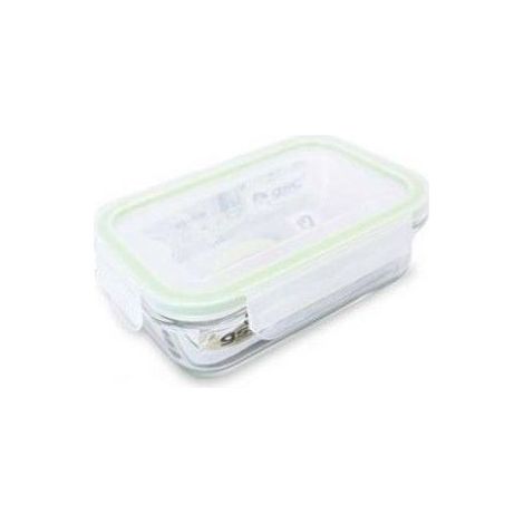 Taper hermetico rectangular cristal 400ml. GSC 2703105 (1/2)