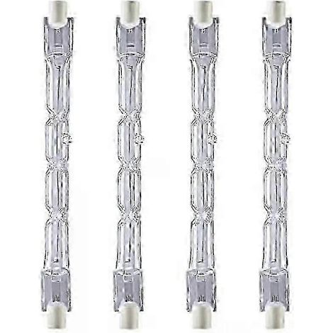 Ampoules halogènes R7s 230W à intensité variable (lot de 4) pour projecteurs de sécurité (1/5)
