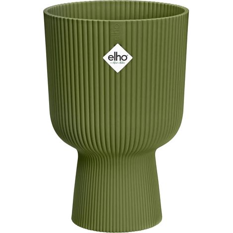 Elho Vibes Fold Coupe 14 - Vert - L 14 x B 13.9 x H 21 cm - intérieur - 100% recyclé (1/5)