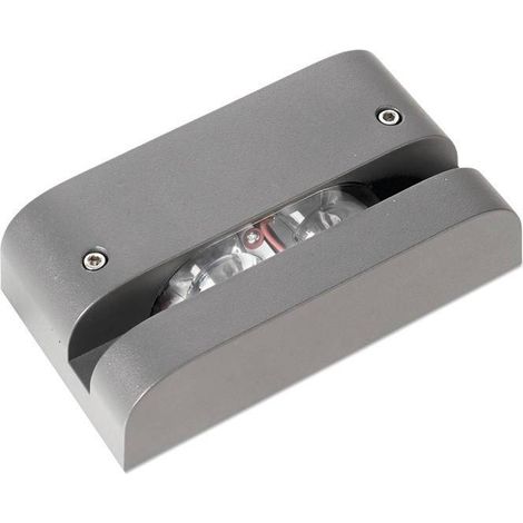 Leds-C4 Finestra - Applique Murale Extérieure LED Gris IP65 (1/5)