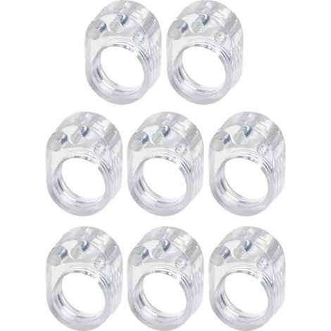 8x Door Stops for Handles - Transparent (1/4)